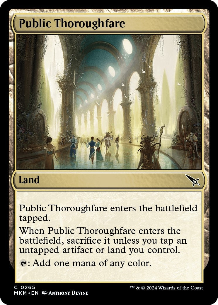 Image for Public Thoroughfare (265) [Murders at Karlov Manor] - Magic: The Gathering