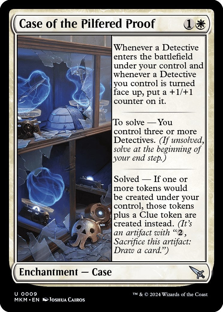 Image for Case of the Pilfered Proof (9) [Murders at Karlov Manor] - Magic: The Gathering