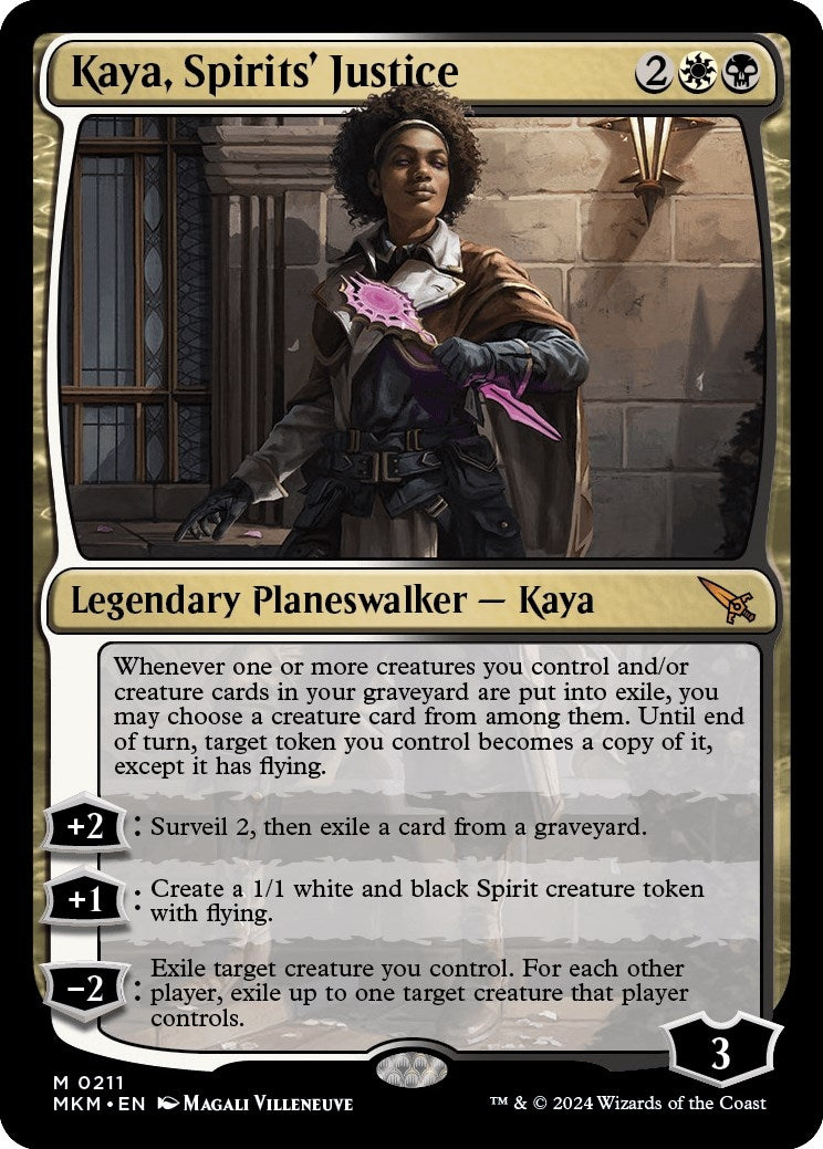 Image for Kaya, Spirits' Justice (211) [Murders at Karlov Manor] - Magic: The Gathering