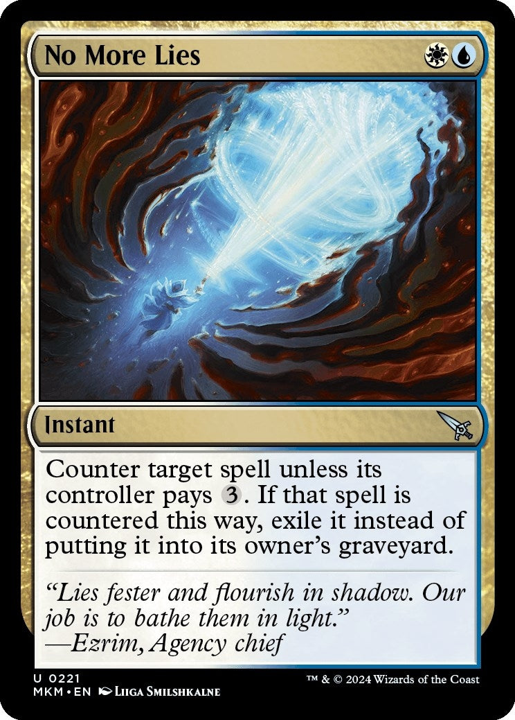 Image for No More Lies (221) [Murders at Karlov Manor] - Magic: The Gathering