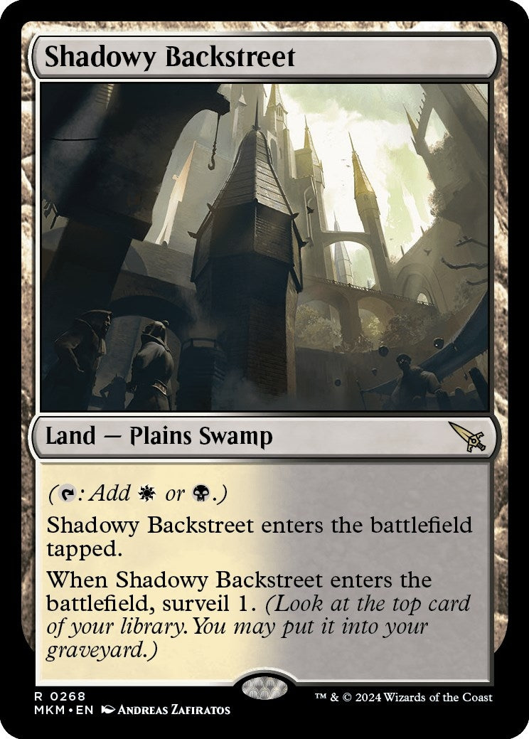 Image for Shadowy Backstreet (268) [Murders at Karlov Manor] - Magic: The Gathering