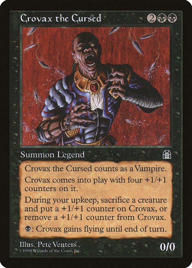 Image for Crovax the Cursed [Stronghold] - Magic: The Gathering