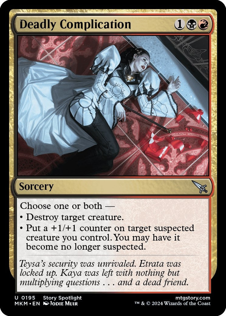 Image for Deadly Complication (195) [Murders at Karlov Manor] - Magic: The Gathering