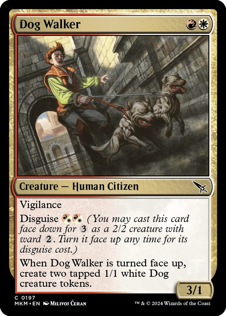 Image for Dog Walker (197) [Murders at Karlov Manor] - Magic: The Gathering