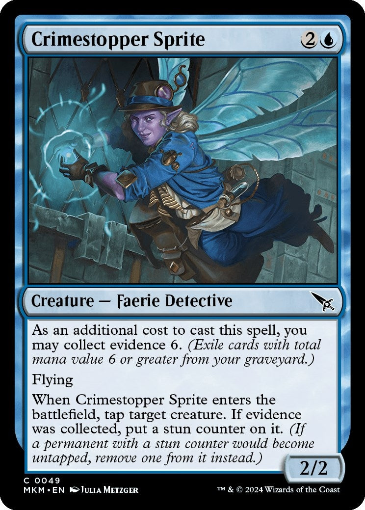 Image for Crimestopper Sprite (49) [Murders at Karlov Manor] - Magic: The Gathering