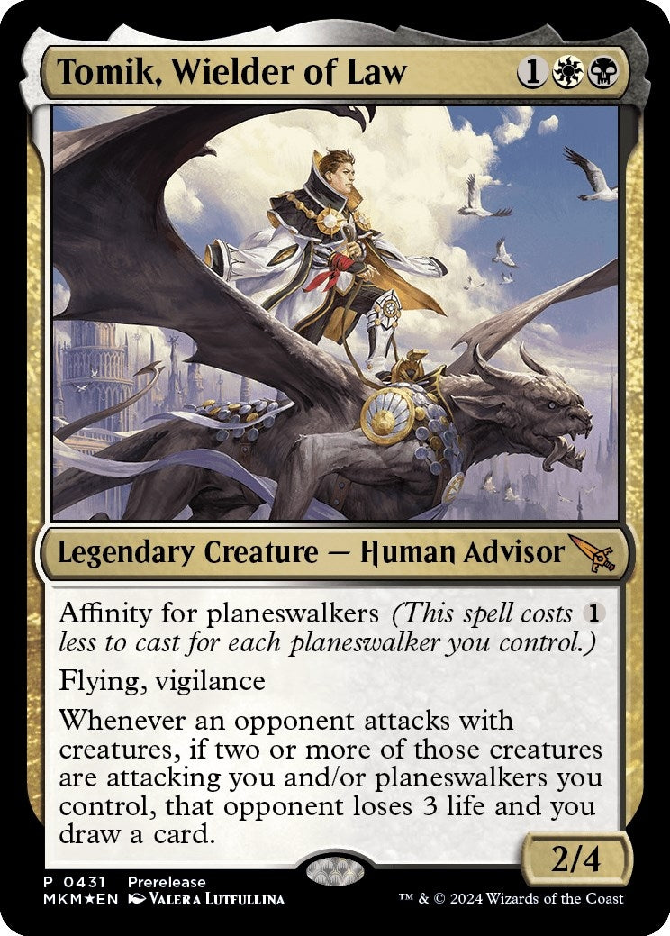 Image for Tomik, Wielder of Law (431) [Prerelease Cards] - Magic: The Gathering