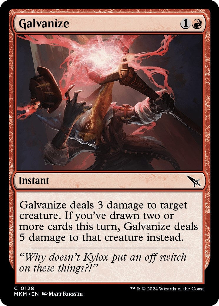 Image for Galvanize (128) [Murders at Karlov Manor] - Magic: The Gathering