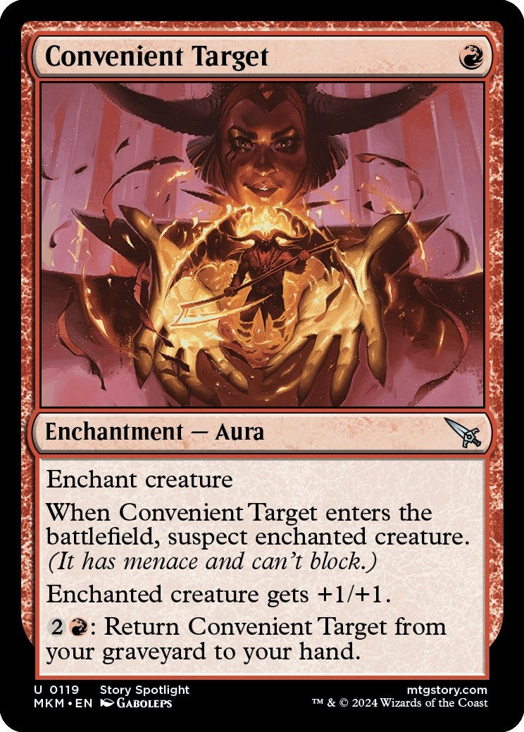 Image for Convenient Target (119) [Murders at Karlov Manor] - Magic: The Gathering