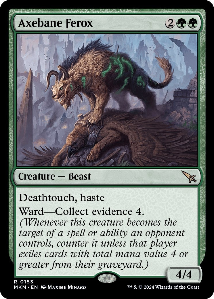 Image for Axebane Ferox (153) [Murders at Karlov Manor] - Magic: The Gathering