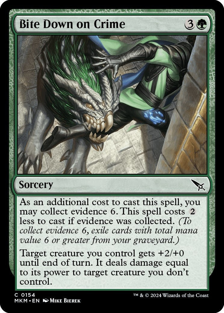 Image for Bite Down on Crime (154) [Murders at Karlov Manor] - Magic: The Gathering