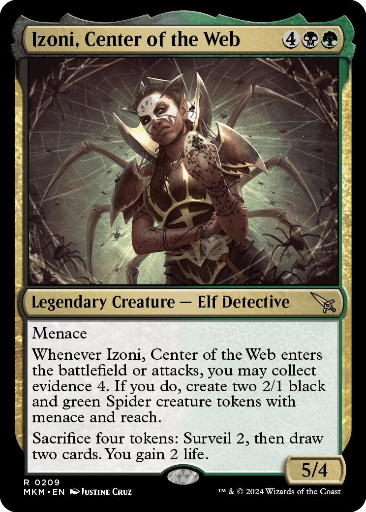 Image for Izoni, Center of the Web (209) [Murders at Karlov Manor] - Magic: The Gathering
