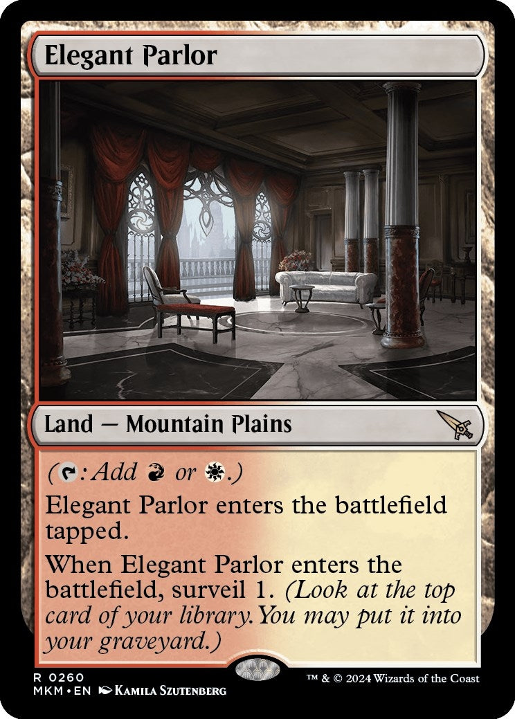 Image for Elegant Parlor (260) [Murders at Karlov Manor] - Magic: The Gathering