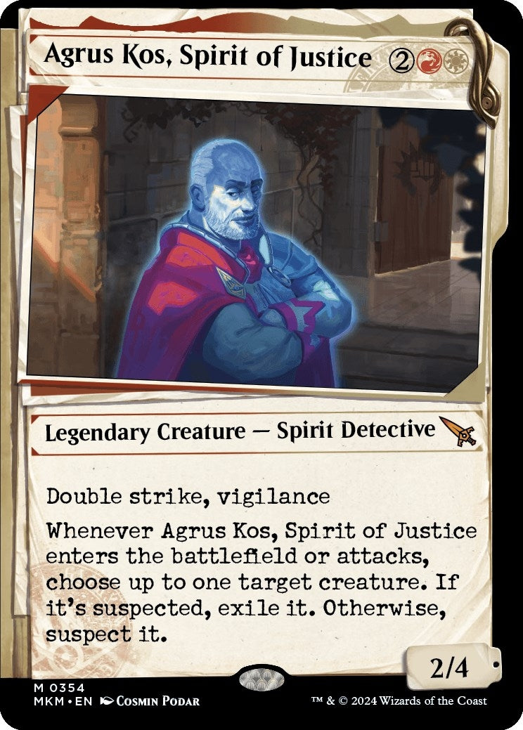 Image for Agrus Kos, Spirit of Justice (Showcase) (354) [Murders at Karlov Manor] - Magic: The Gathering