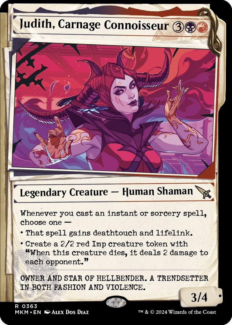 Image for Judith, Carnage Connoisseur (Showcase) (363) [Murders at Karlov Manor] - Magic: The Gathering