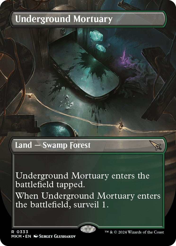 Image for Underground Mortuary (Borderless) (333) [Murders at Karlov Manor] - Magic: The Gathering