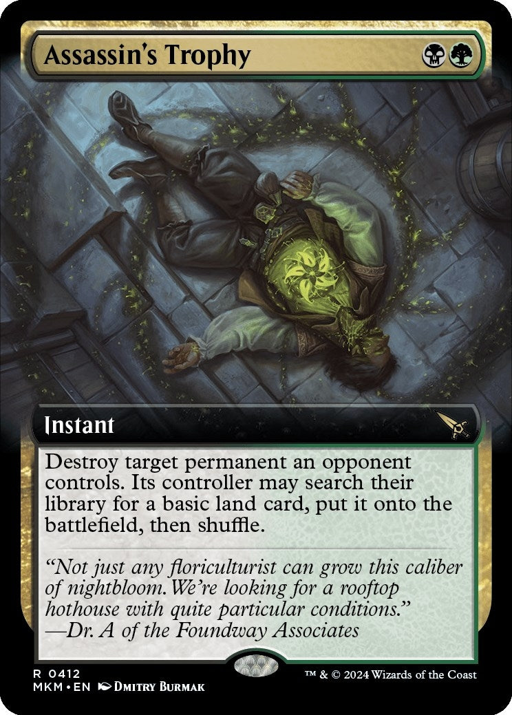 Image for Assassin's Trophy (Extended Art) (412) [Murders at Karlov Manor] - Magic: The Gathering