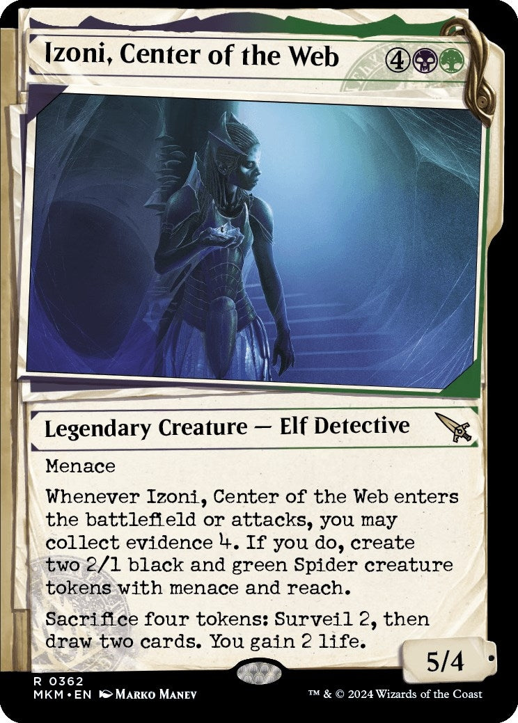 Image for Izoni, Center of the Web (Showcase) (362) [Murders at Karlov Manor] - Magic: The Gathering