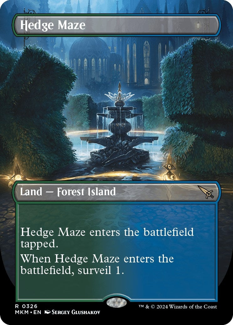Image for Hedge Maze (Borderless) (326) [Murders at Karlov Manor] - Magic: The Gathering