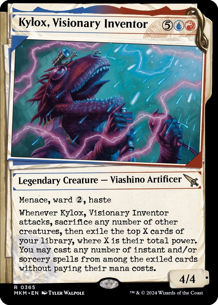Image for Kylox, Visionary Inventor (Showcase) (365) [Murders at Karlov Manor] - Magic: The Gathering