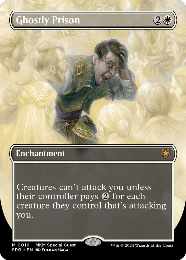 Image for Ghostly Prison (Borderless) (19) [Special Guests] - Magic: The Gathering
