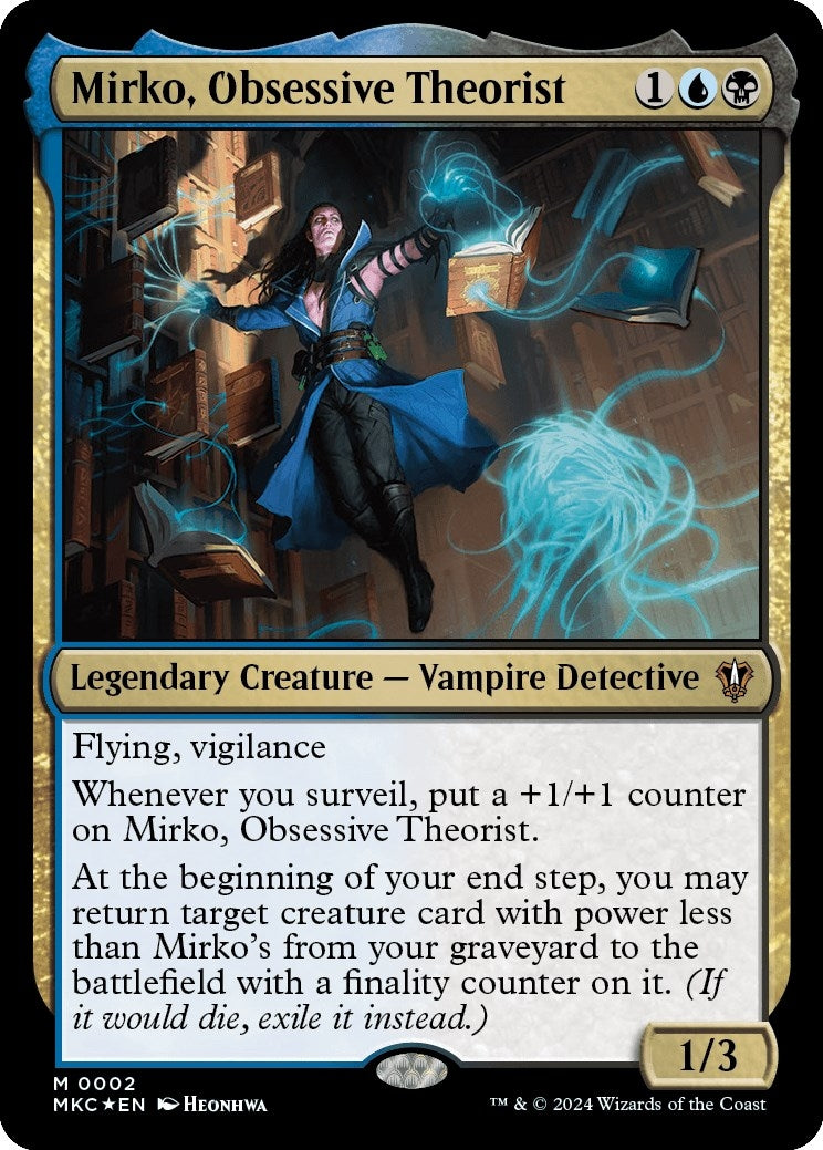 Mirko, Obsessive Theorist (2) [Commander: Murders at Karlov Manor]
