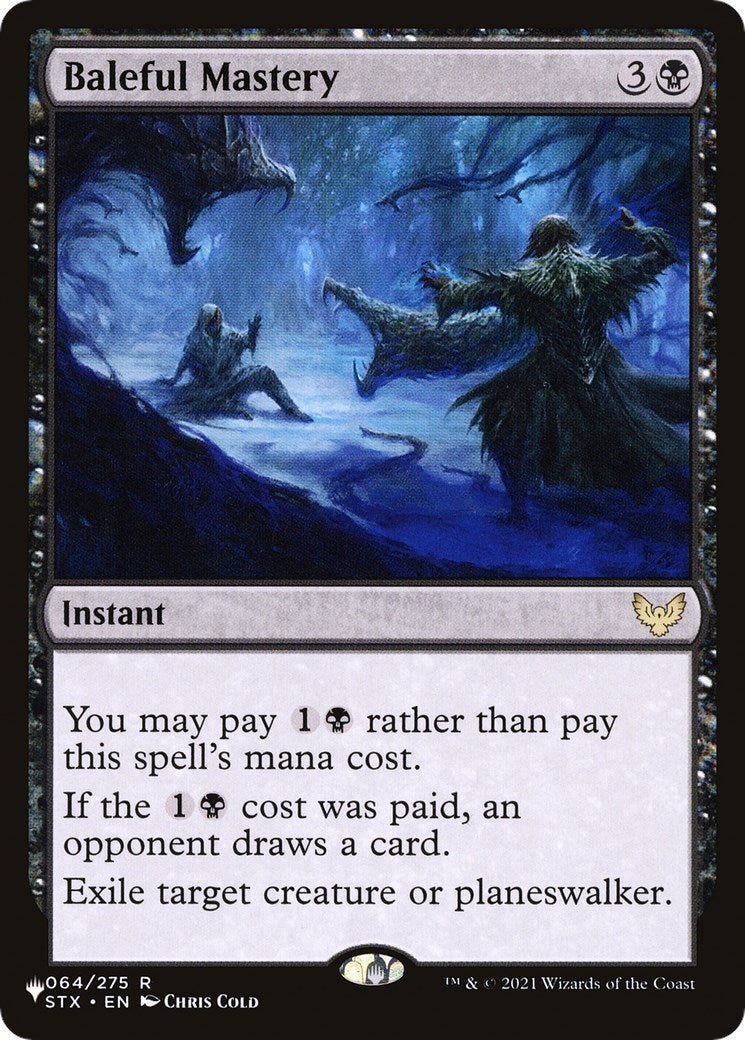Image for Baleful Mastery (064/275) [The List Reprints] - Magic: The Gathering