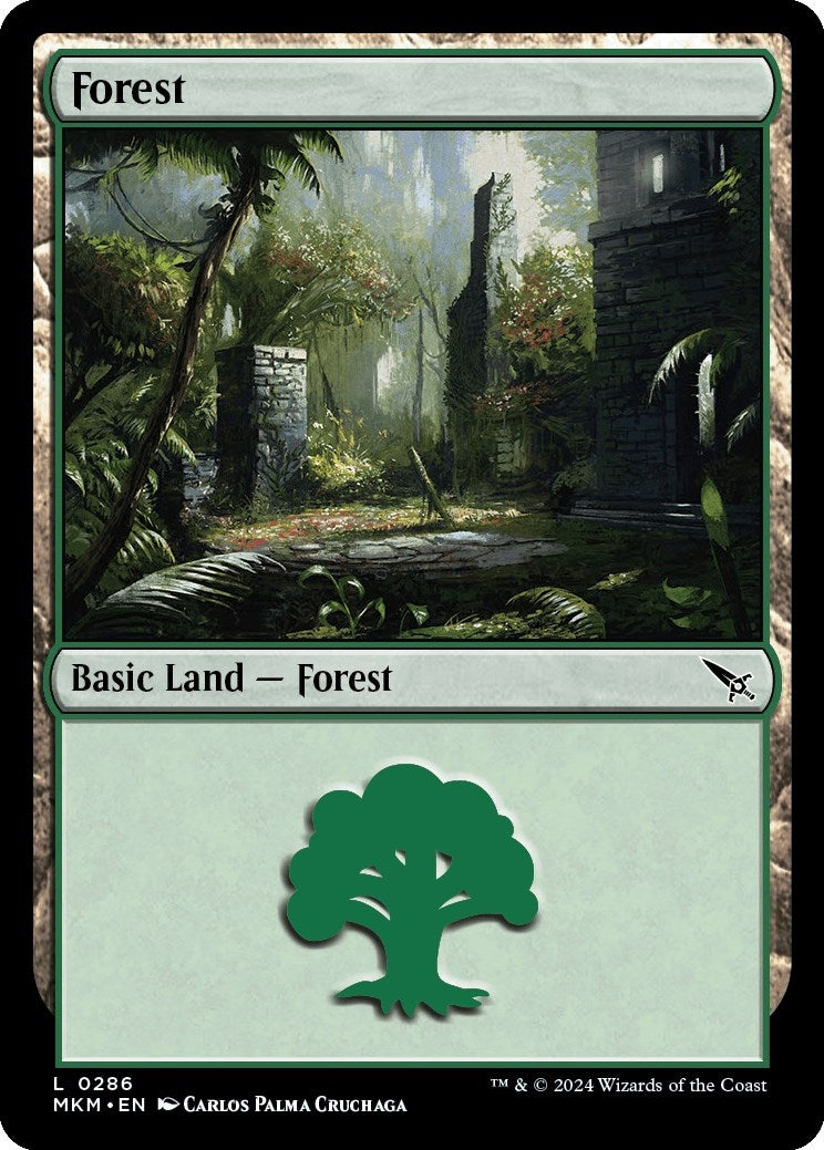 Image for Forest (0286) (286) [Murders at Karlov Manor] - Magic: The Gathering