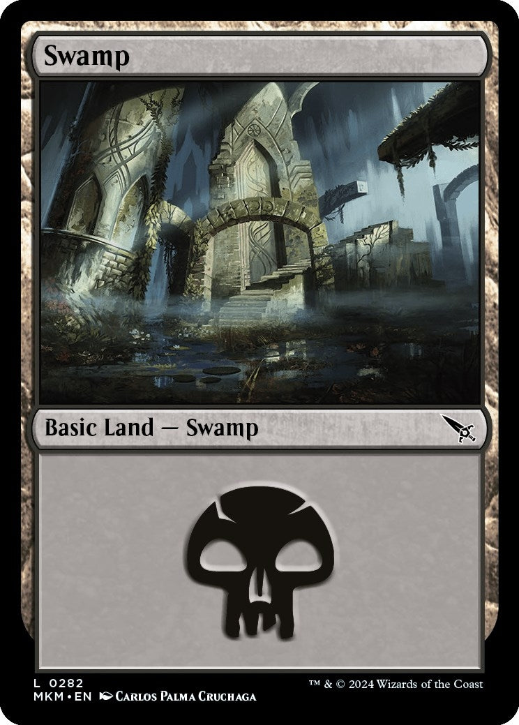 Image for Swamp (0282) (282) [Murders at Karlov Manor] - Magic: The Gathering