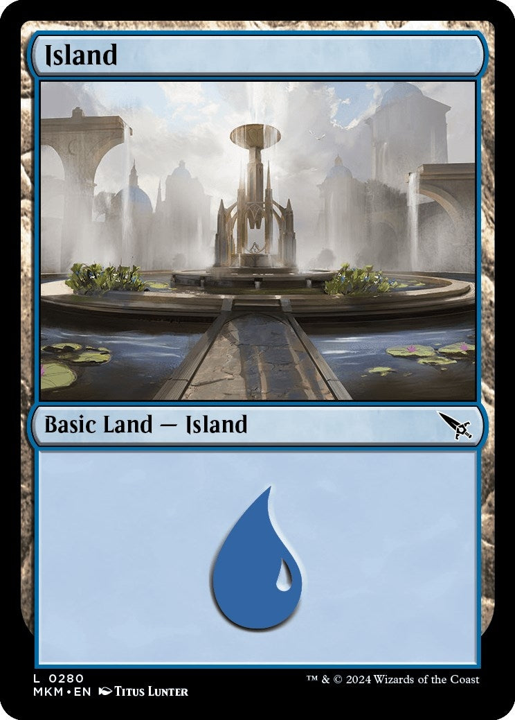 Image for Island (0280) (280) [Murders at Karlov Manor] - Magic: The Gathering