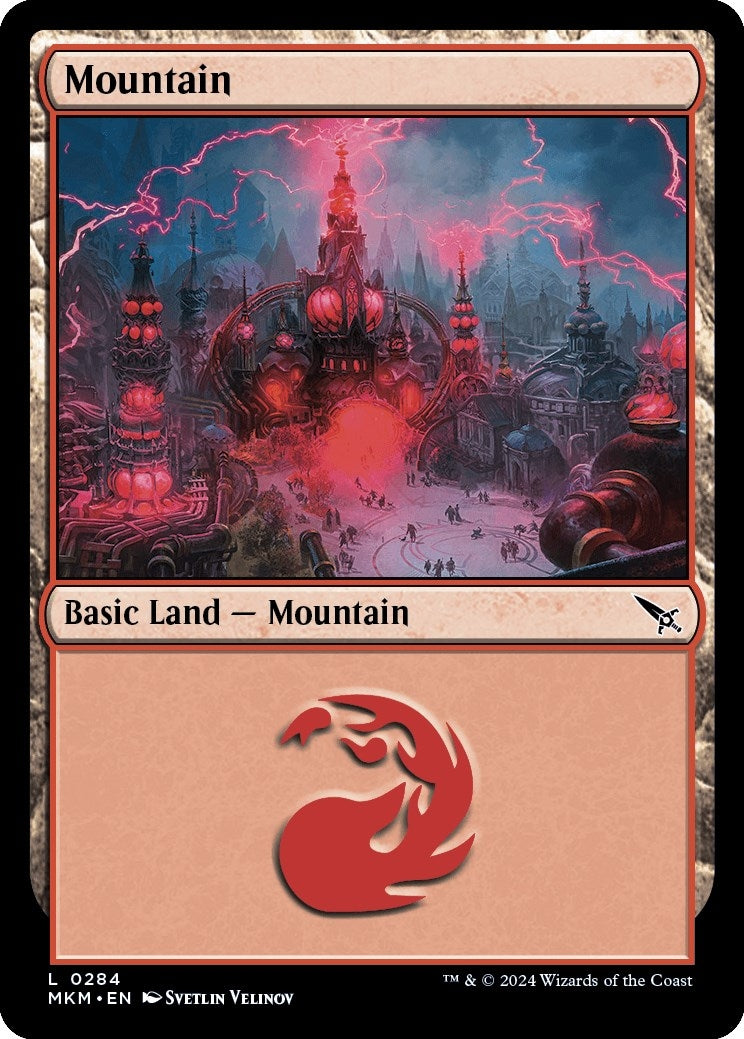 Image for Mountain (0284) (284) [Murders at Karlov Manor] - Magic: The Gathering
