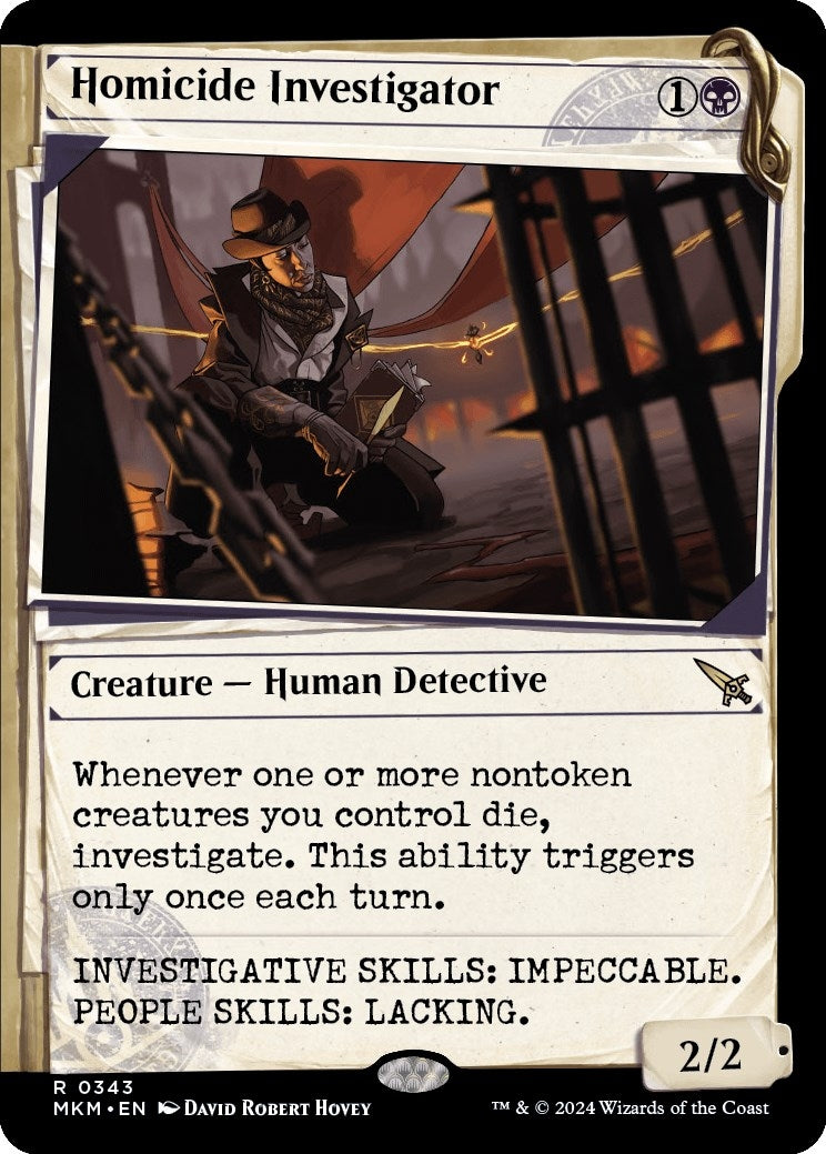 Image for Homicide Investigator (Showcase) (343) [Murders at Karlov Manor] - Magic: The Gathering