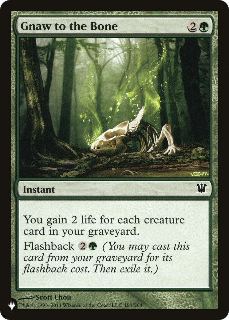 Image for Gnaw to the Bone (183/264) [The List Reprints] - Magic: The Gathering