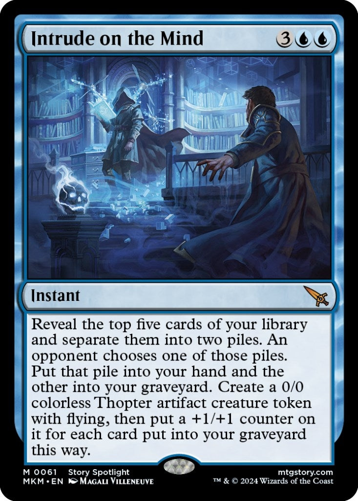 Image for Intrude on the Mind (61) [Murders at Karlov Manor] - Magic: The Gathering