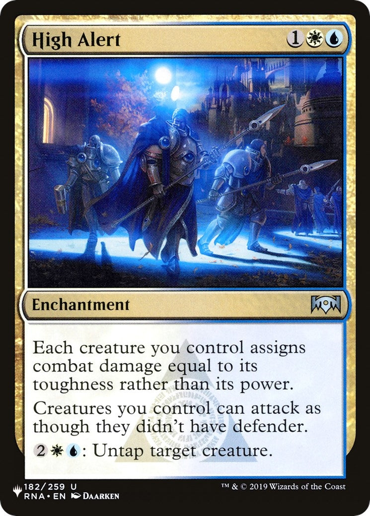 Image for High Alert (182/259) [The List Reprints] - Magic: The Gathering