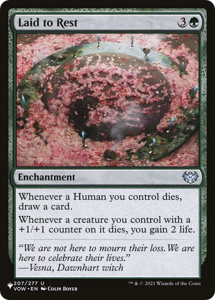 Image for Laid to Rest (207/277) [The List Reprints] - Magic: The Gathering