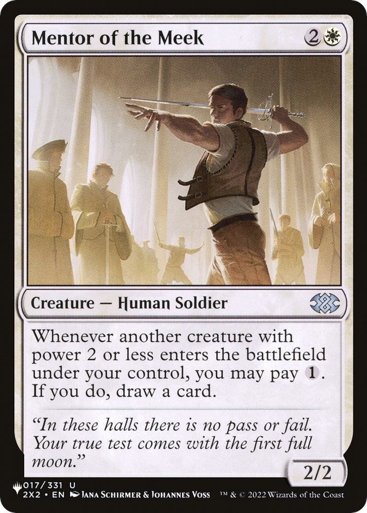 Image for Mentor of the Meek (017/024) [The List Reprints] - Magic: The Gathering