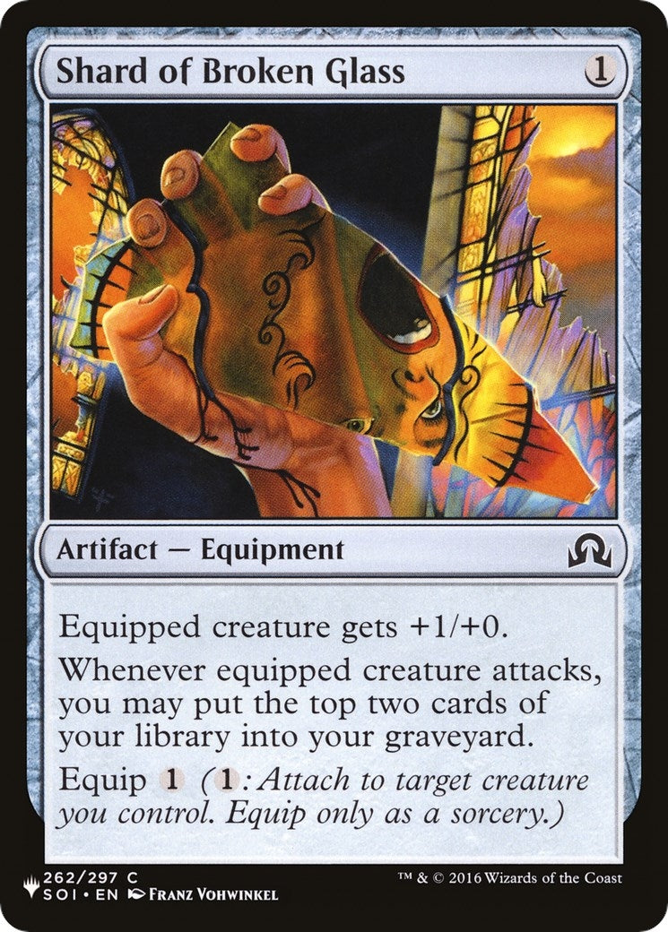 Image for Shard of Broken Glass (262/297) [The List Reprints] - Magic: The Gathering