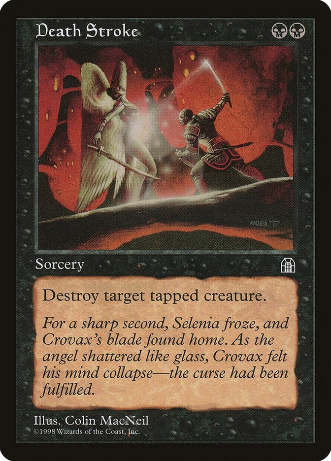 Image for Death Stroke [Stronghold] - Magic: The Gathering