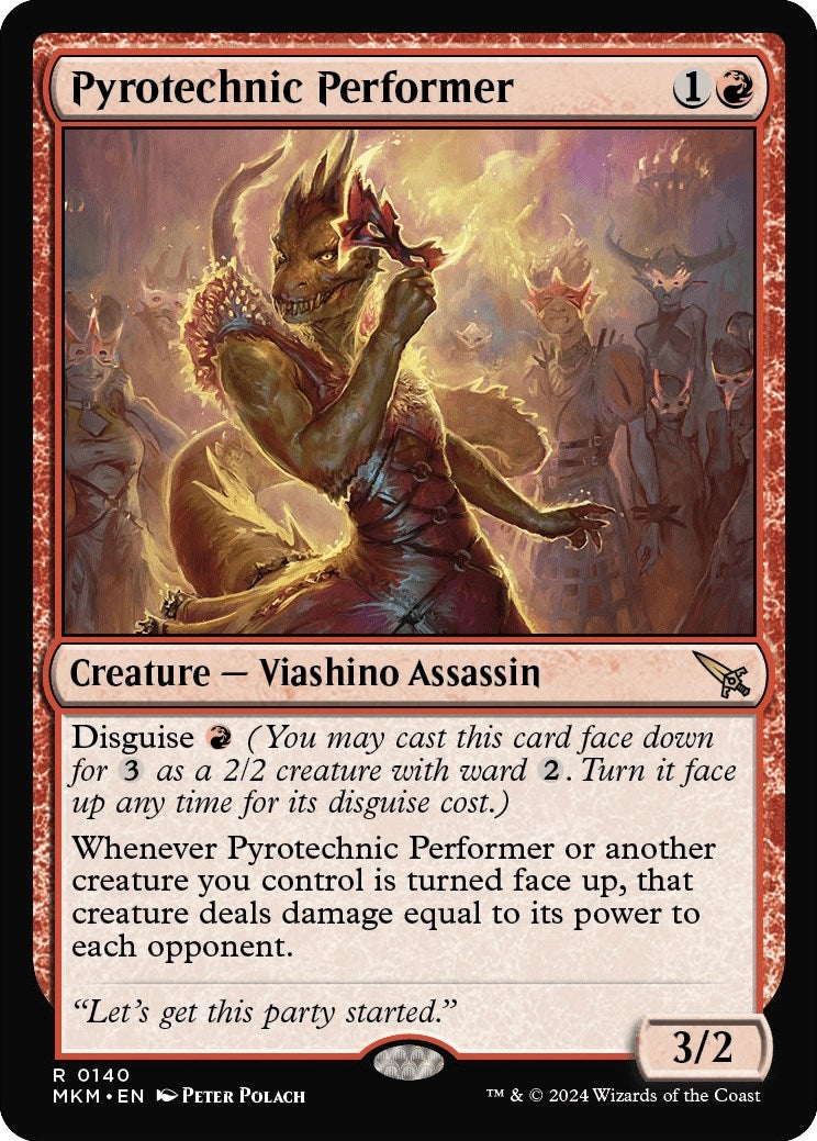 Image for Pyrotechnic Performer (140) [Murders at Karlov Manor] - Magic: The Gathering