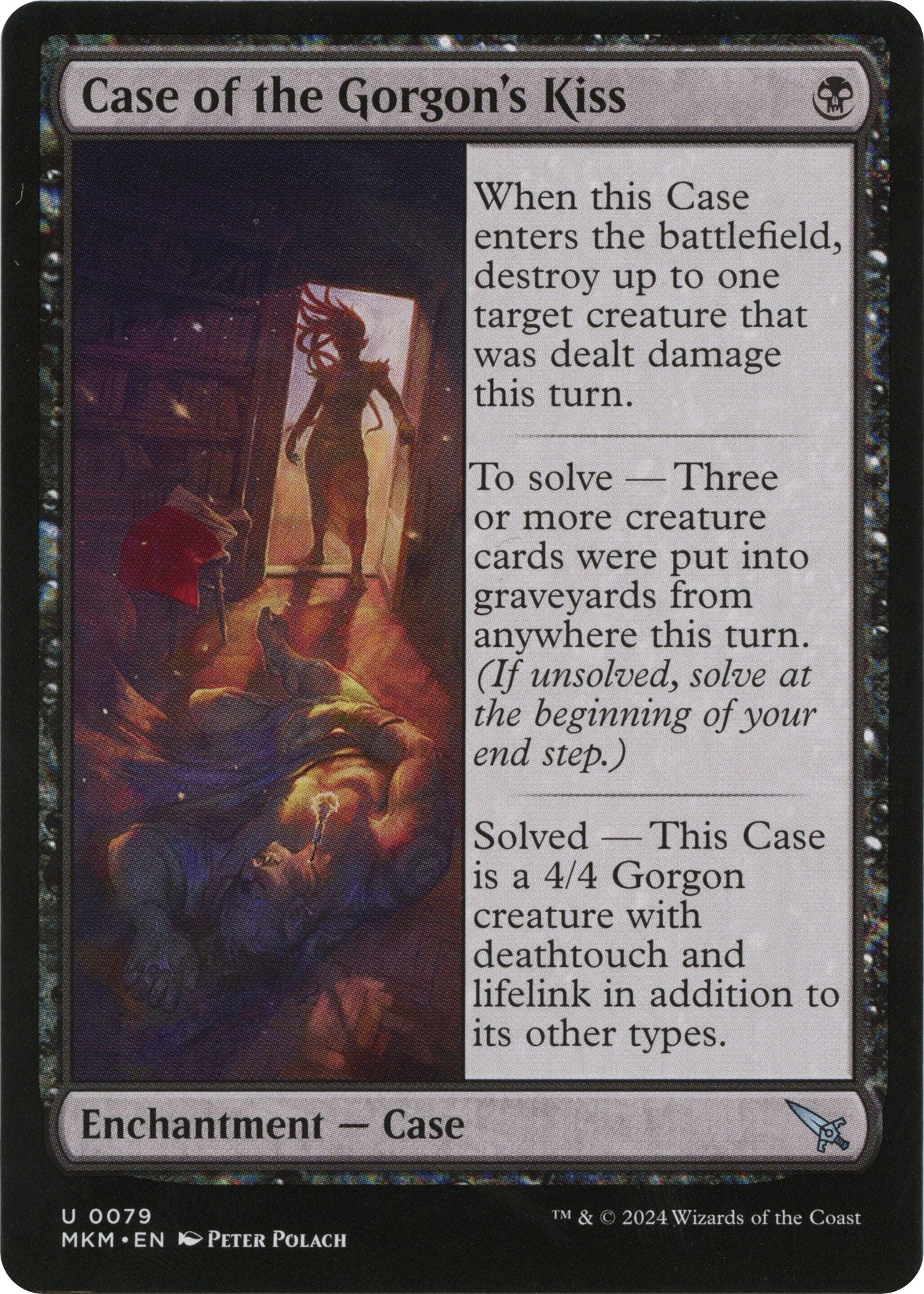 Image for Case of the Gorgon's Kiss (a) (79) [Murders at Karlov Manor] - Magic: The Gathering