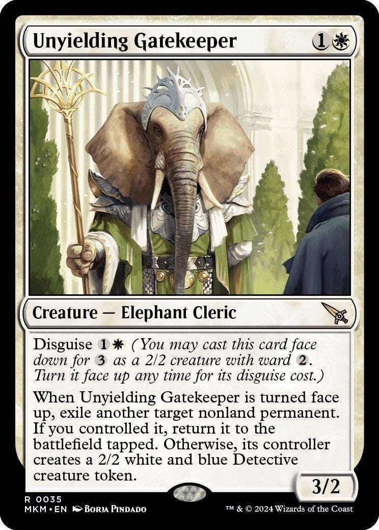 Image for Unyielding Gatekeeper (35) [Murders at Karlov Manor] - Magic: The Gathering