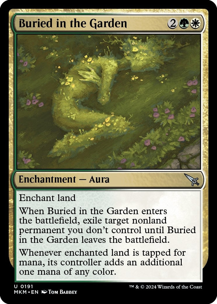 Image for Buried in the Garden (191) [Murders at Karlov Manor] - Magic: The Gathering