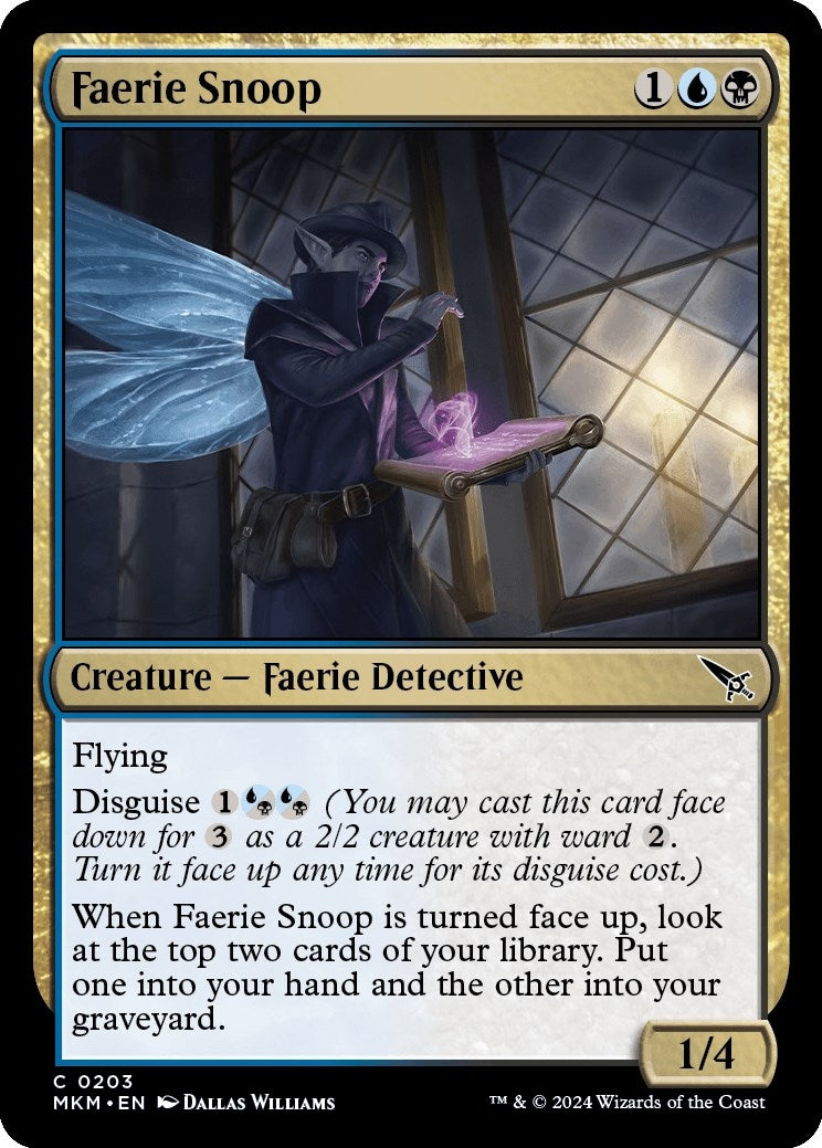 Image for Faerie Snoop (203) [Murders at Karlov Manor] - Magic: The Gathering