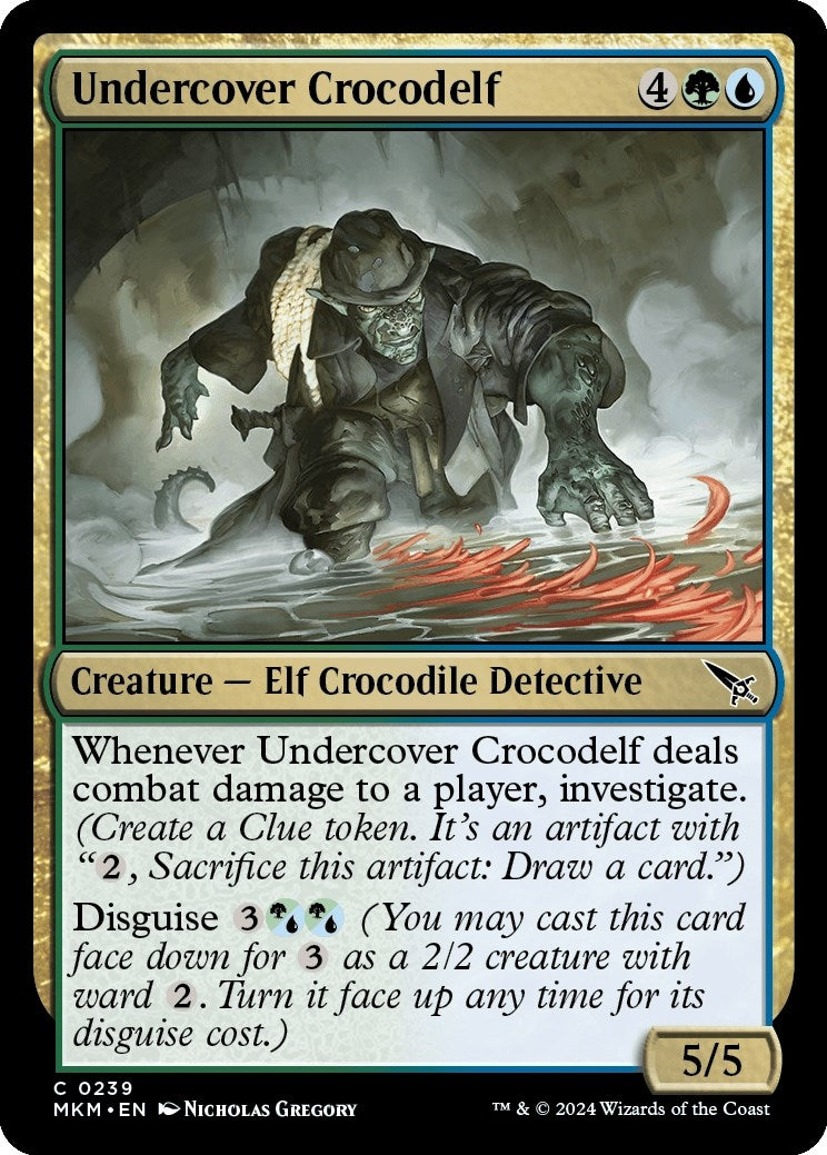 Image for Undercover Crocodelf (a) (239) [Murders at Karlov Manor] - Magic: The Gathering
