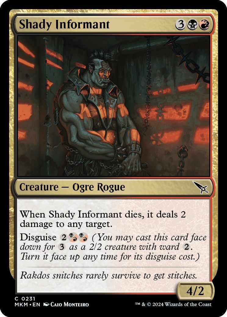 Image for Shady Informant (231) [Murders at Karlov Manor] - Magic: The Gathering