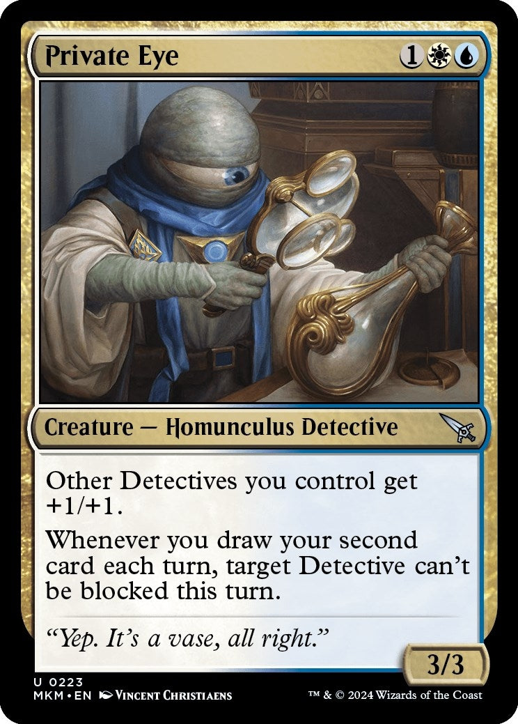 Image for Private Eye (223) [Murders at Karlov Manor] - Magic: The Gathering