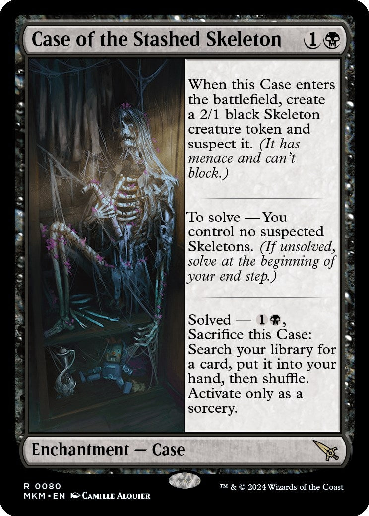 Image for Case of the Stashed Skeleton (80) [Murders at Karlov Manor] - Magic: The Gathering
