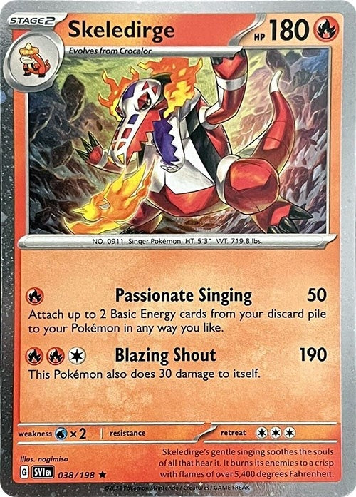 Image for Skeledirge - 038/198 (Cosmos Holo) (038/198) [Miscellaneous Cards & Products] - Pokemon
