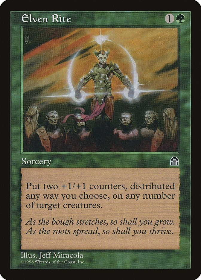 Image for Elven Rite [Stronghold] - Magic: The Gathering