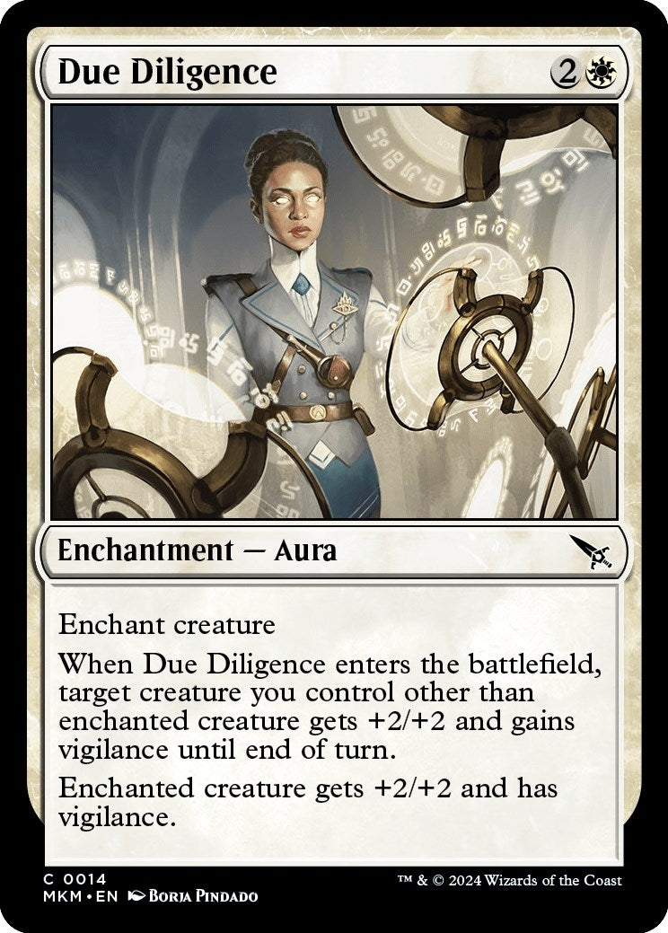 Image for Due Diligence (14) [Murders at Karlov Manor] - Magic: The Gathering